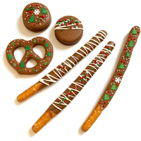Holiday Chocolate Dipped Oreos