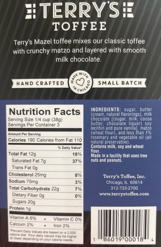 Mazel Toffee - Terry's Toffee