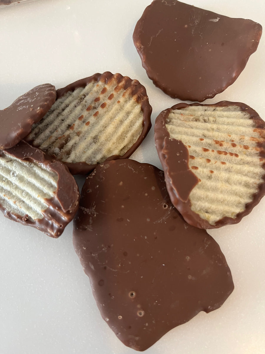 Chocolate Dipped Potato Chips