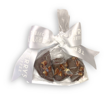 Toffee Favors Bag With Ribbon