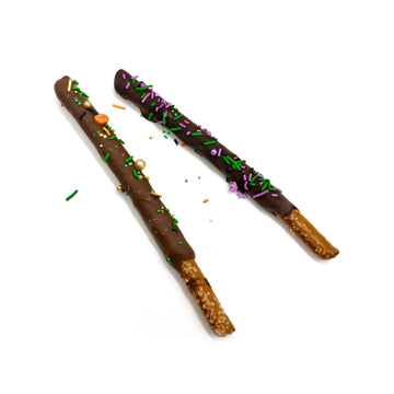 Halloween Chocolate Dipped Pretzels - Terry's Toffee