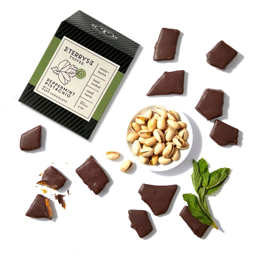 Peppermint Pistachio Toffee - Terry's Toffee